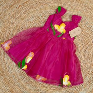 PINK ORGANZA FROCK